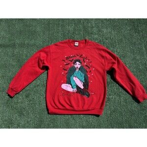 OMOCAT x Billies rare BLOODLUST limited 2016 red vampire Halloween crewneck Med
